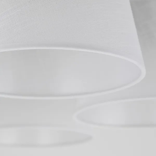 Brilagi - Felületre szerelt LATTE csillár 5xE27/15W/230V fenyő/fehér