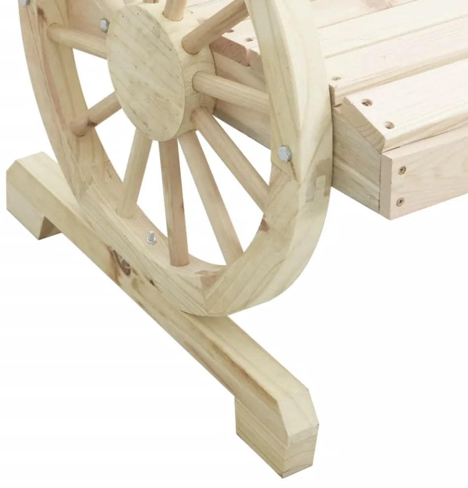 2 személyes tömör fenyőfa kerti Adirondack szék