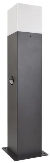 Kültéri lámpa NEW YORK szenzorral 1xE27/12W/230V IP44 44 cm antracit