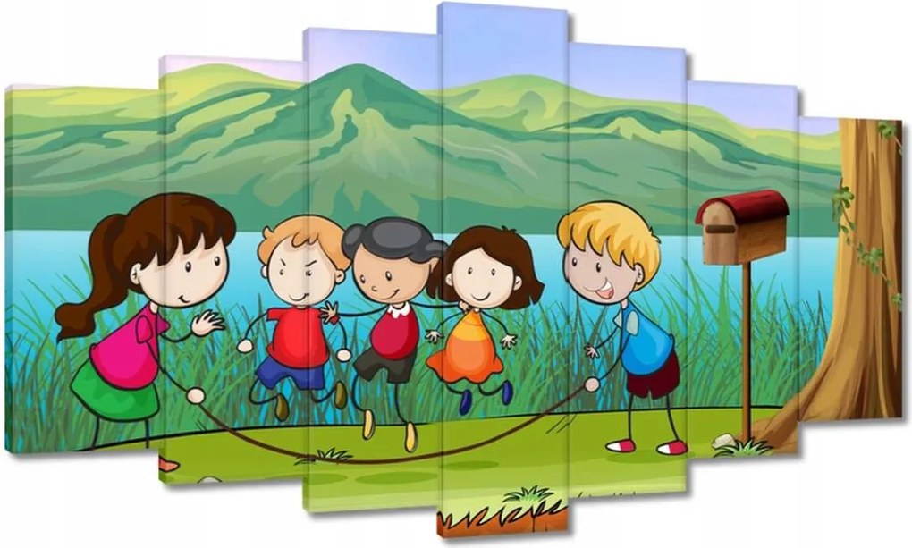 Festmények 140x80 Ugrálókötél gyerekeknek