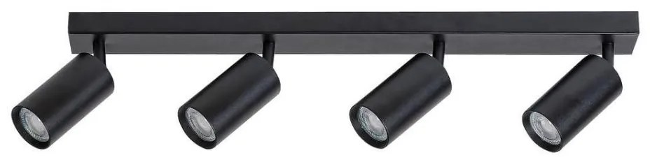 Rabalux 2086 - SOLO mennyezeti spotlámpa 4xGU10/25W/230V fekete