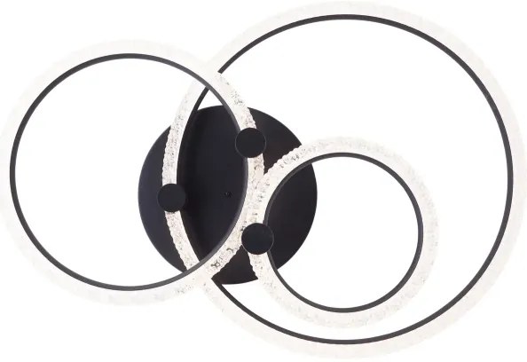 Brilliant - LED Dimmelhető mennyezeti lámpa AYDIN LED/34W/230V fekete + távirányító