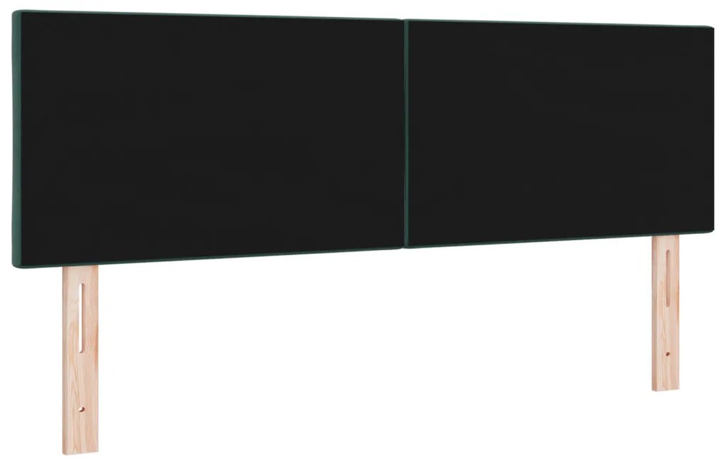LED fejtámla gyémánt blokkok dizájn sötét zöld 144 cm bársony
