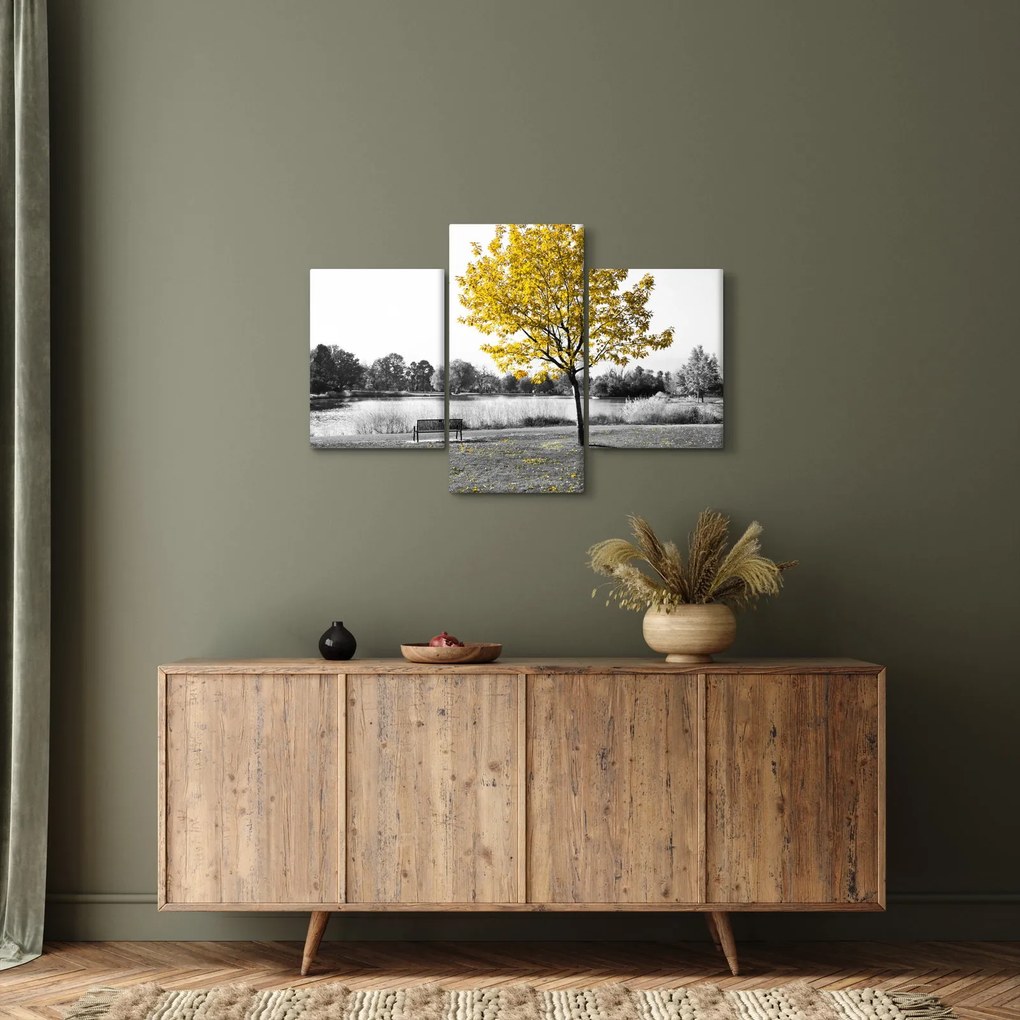 Kép - Pihenés a parkban (90x60 cm)