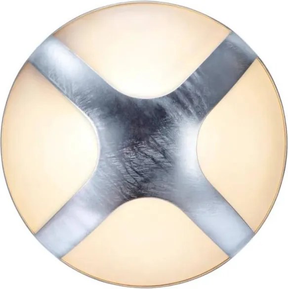 NORDLUX 2118121031 CROSS Modern Kültéri Fali Lámpa Ezüst Horganyzott E14 IP54