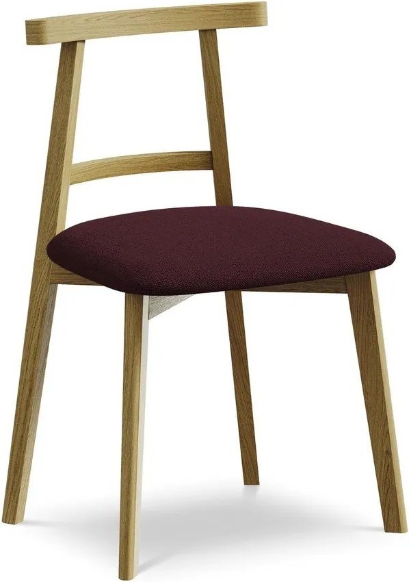 Borvörös tömörfa étkezőszék Ohelo – Makamii