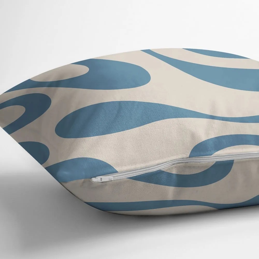 Párnahuzat 43x43 cm Blue Latte – Mila Home