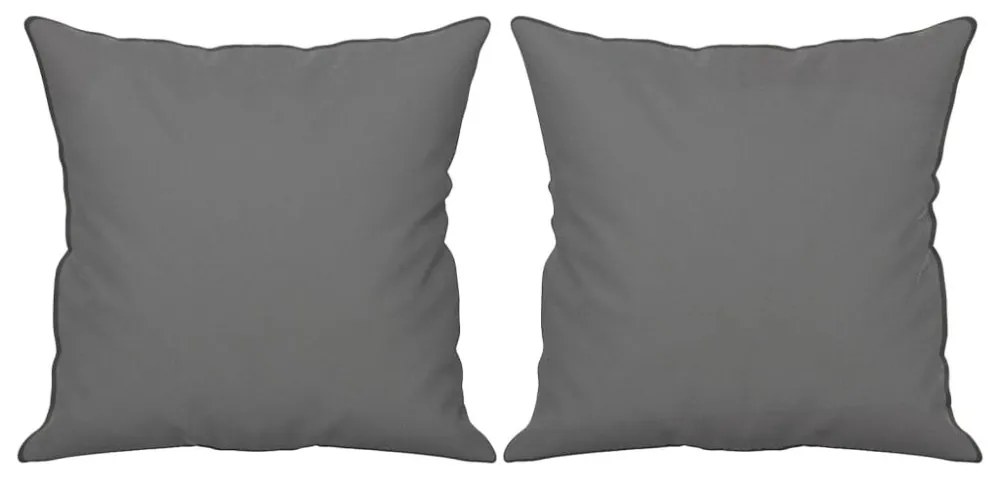 2 személyes sötétszürke párnás mikroszálas szövetkanapé 120 cm