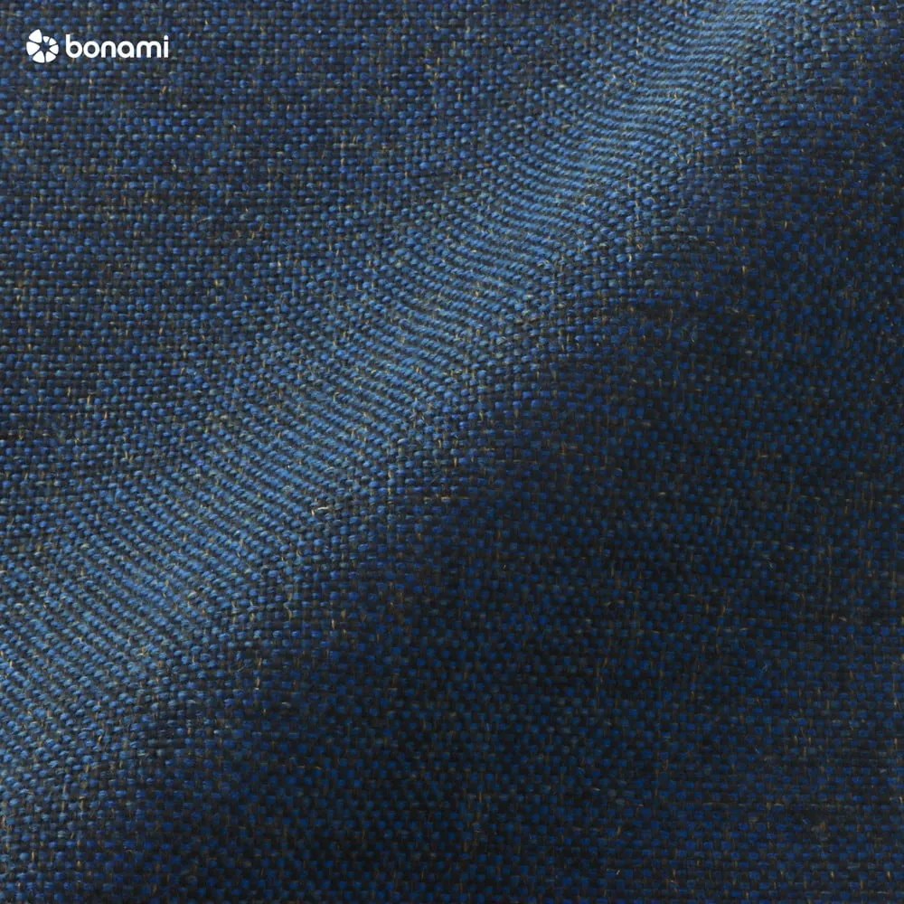 Dazzling Daisy sötétkék kinyitható U alakú kanapé, bal oldalas - Miuform