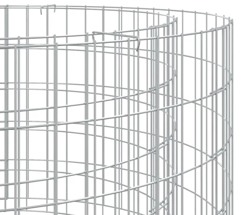 horganyzott vas gabion tűzrakó Ø 100 cm