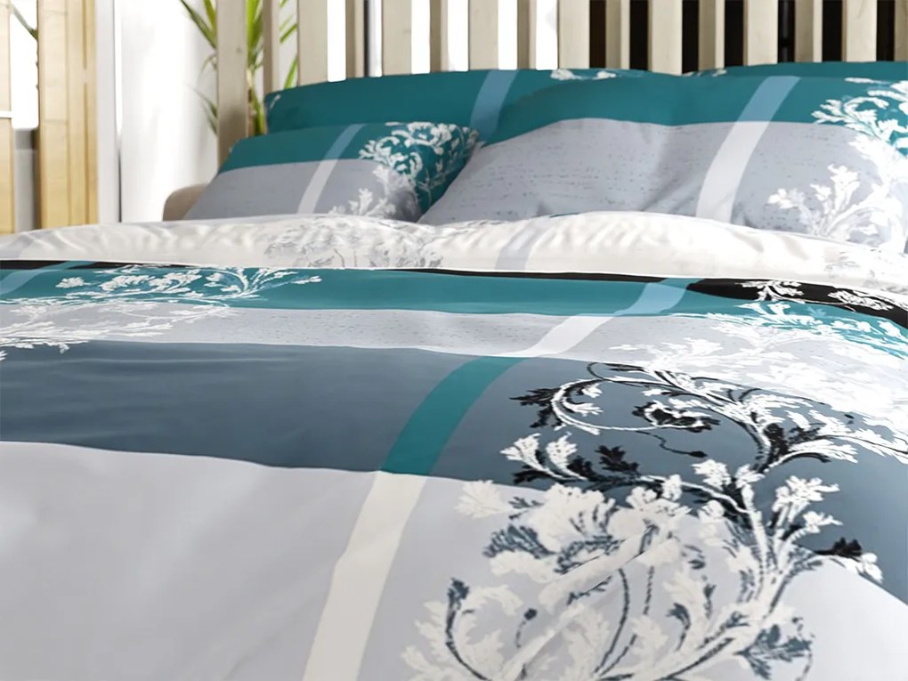Mikroszálas ágyneműhuzat LUXURY türkiz Ágyneműhuzat mérete: 70 x 90 cm | 140 x 220 cm