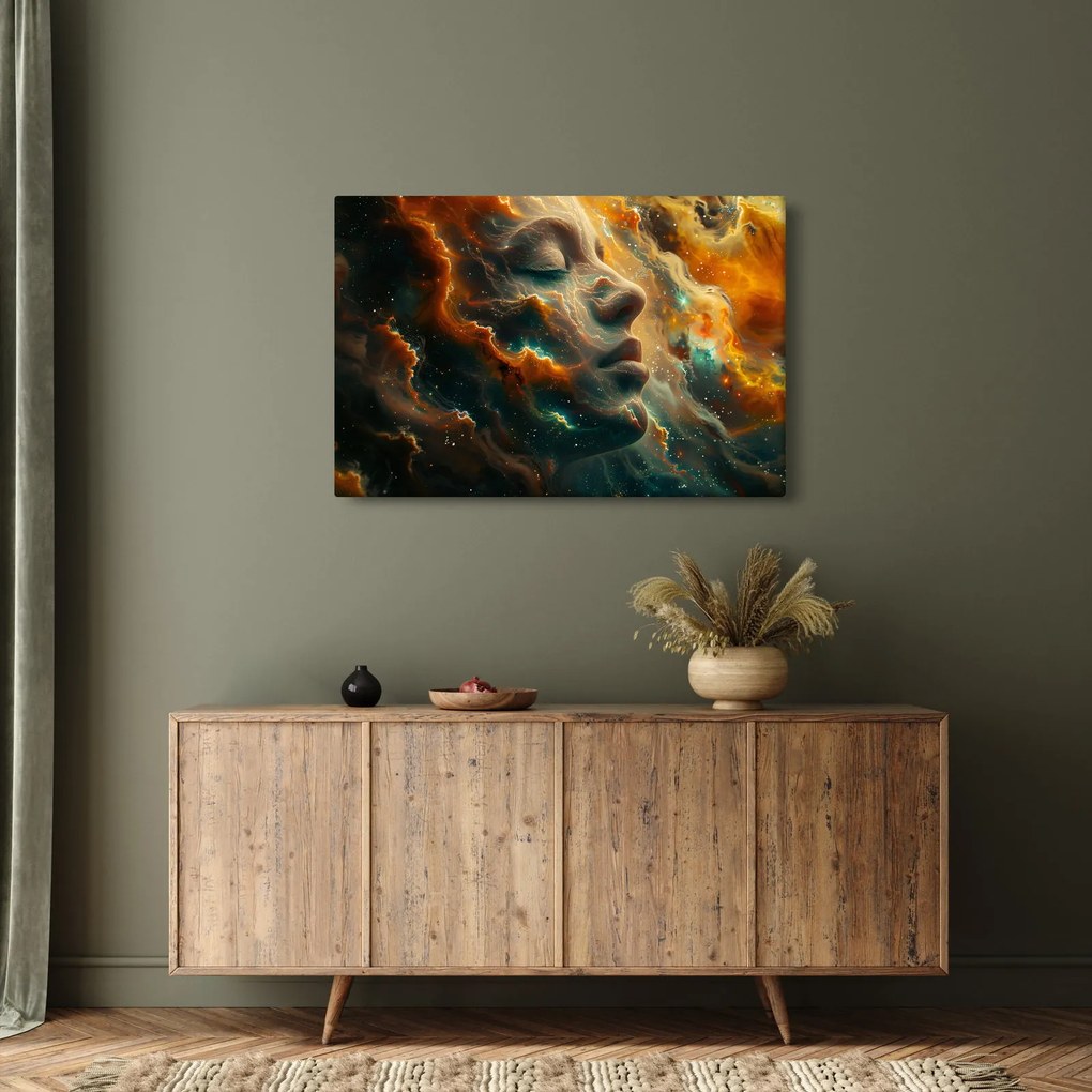 Kép - Arc az űrben (90x60 cm)