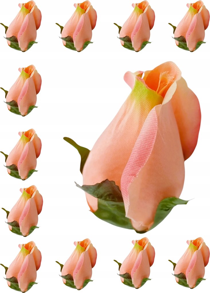 Rózsa Dekoráció Termék Fej Virágok Nád Rózsaszín 12 db-OS Csomag