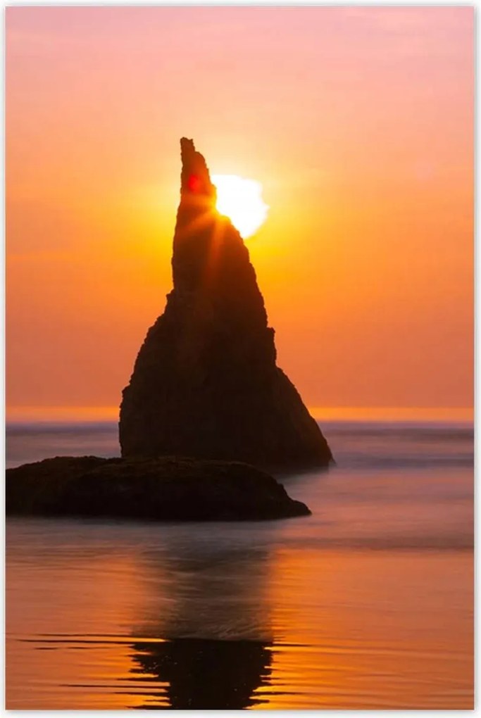 Poszterek 60x90 Sziklák Naplemente Tenger