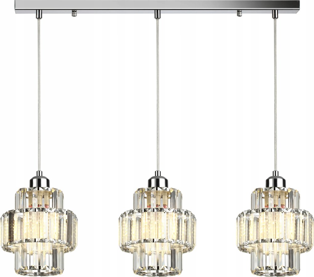 Targa függőlámpa króm. 3xE27 40W 34503-06