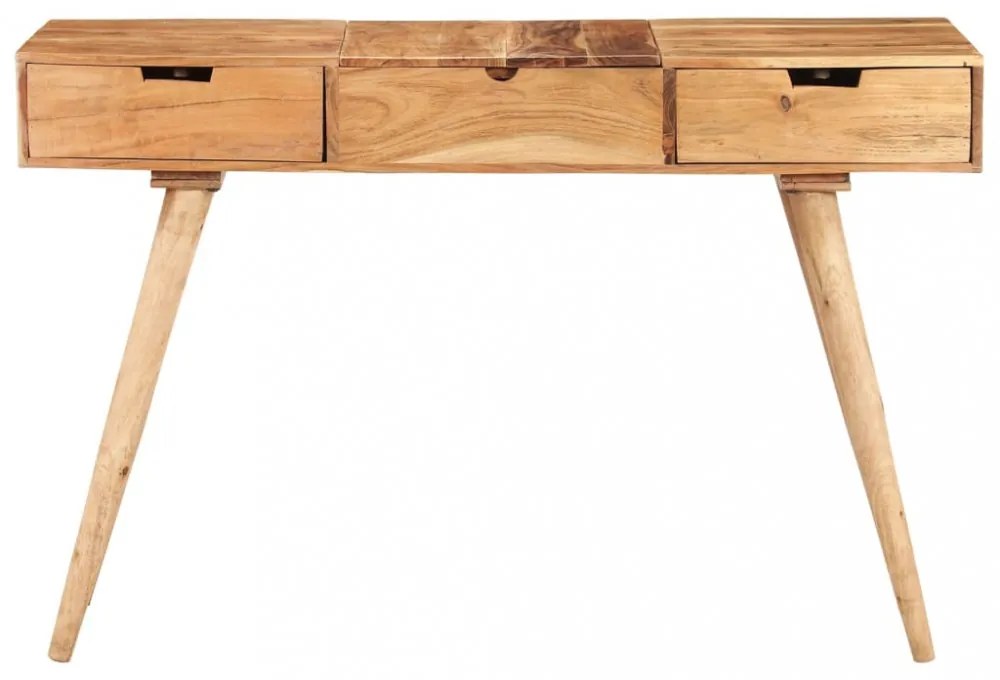 tömör akácfa fésülködőasztal tükörrel 112 x 45 x 76 cm