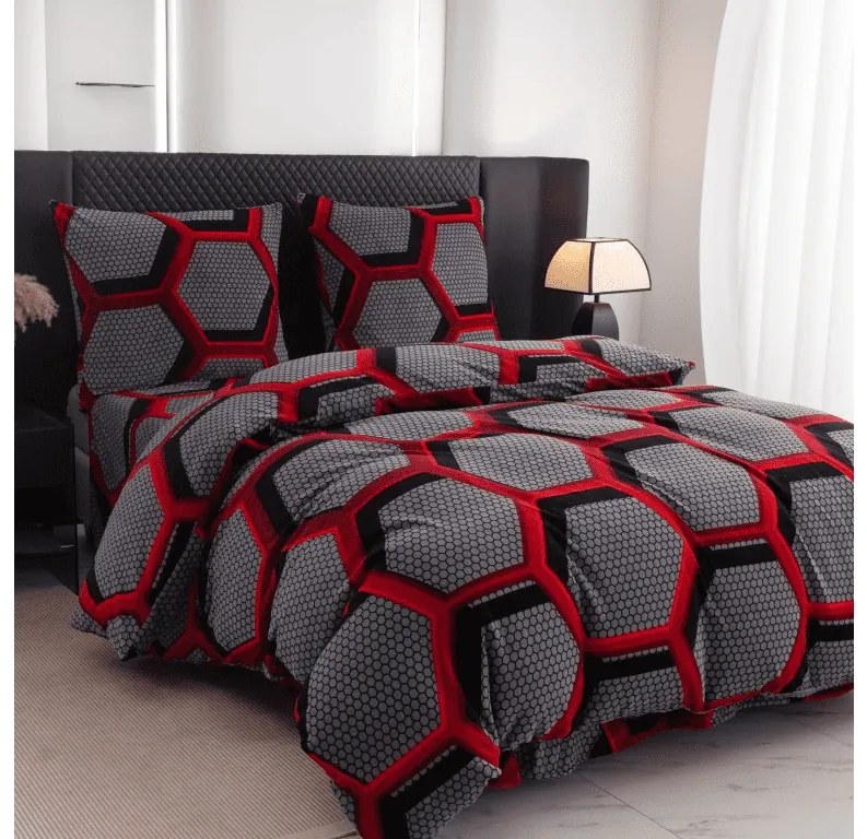 Mikroplüss ágyneműhuzat ZORINO szürke Ágyneműhuzat mérete: 70 x 80 cm | 140 x 200 cm