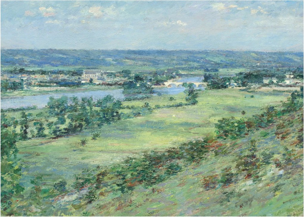 Kép - Theodore Robinson, The Valley of the Seine, From the Hills of Giverny, reprodukciók (70x50 cm)