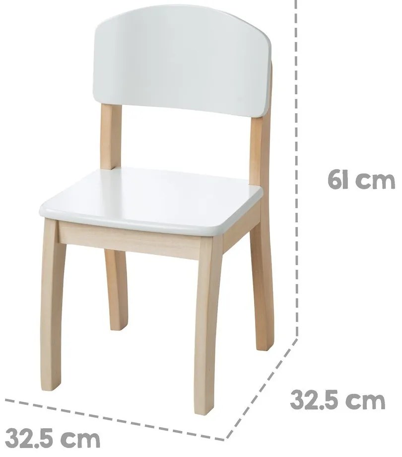 Fehér gyerek szék – Roba