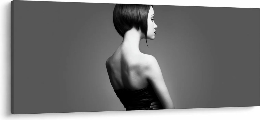 Egy elegáns nő képe (120x50 cm)