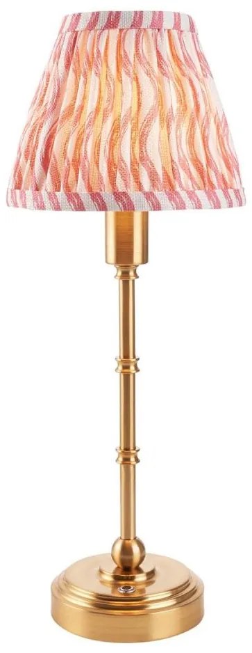 Endon 114804 - LED Dimmelhető Asztali lámpa tölthető BURLEY LED/1,5W/5V réz/rózsaszín