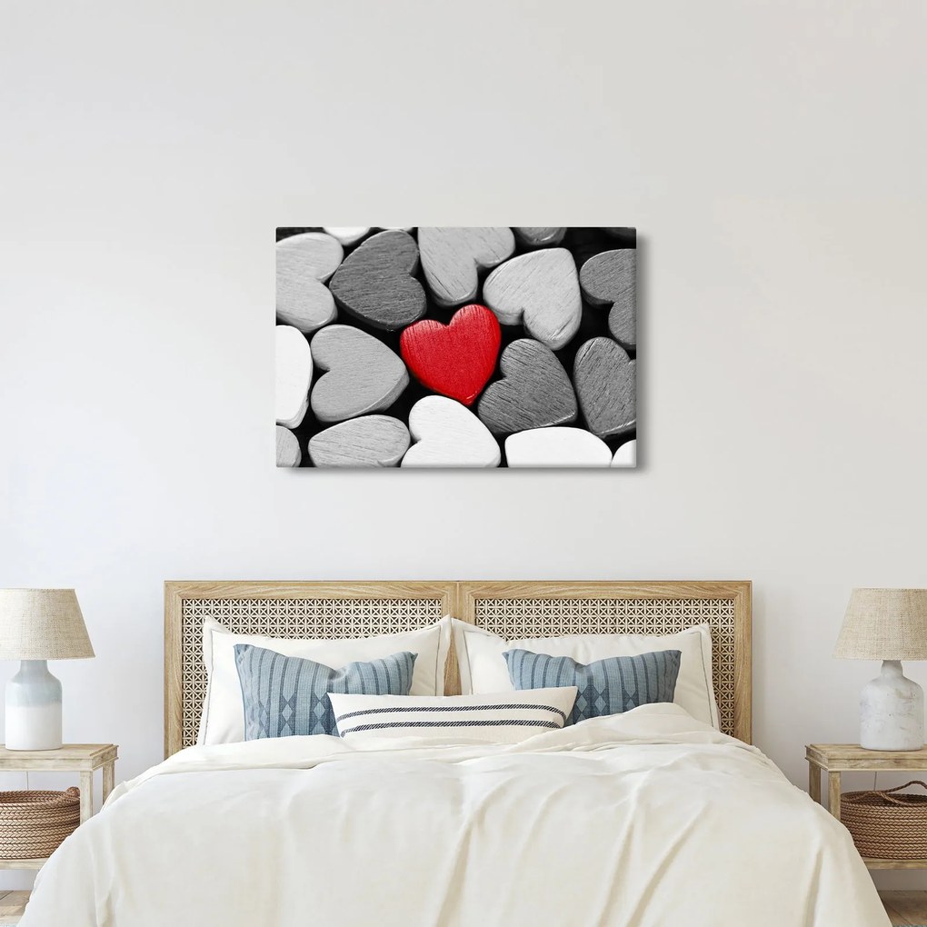 A fa szívék képe (90x60 cm)