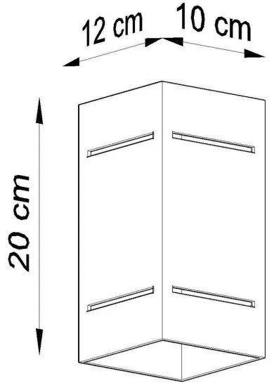 Fali lámpa BLOCCO 1xG9/40W/230V