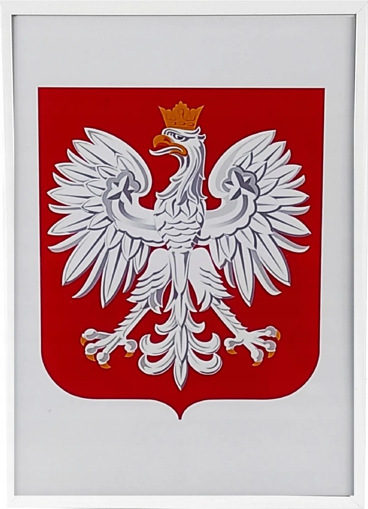 Lengyel műanyag A4-es keret plexiből 21x29,7cm; 29,7x21 cm. Aura címer