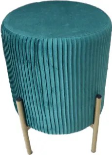 Kerek puff lábakon 28 x 42 cm