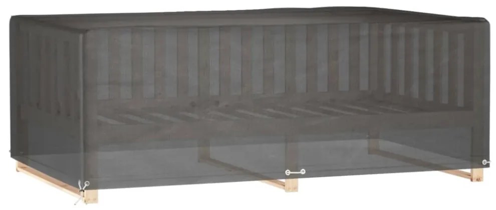 téglalap alakú kerti bútorhuzat 12 fűzőlyukkal 213x132x75 cm