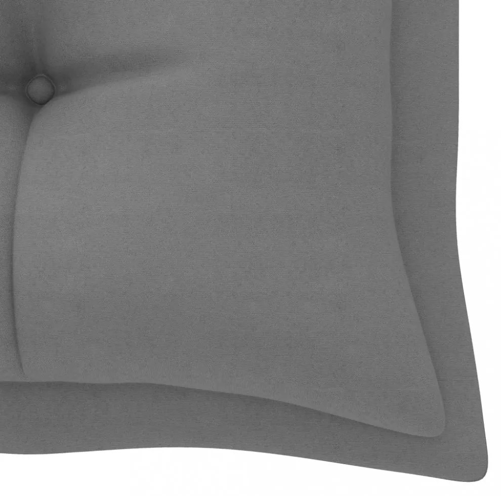 szürke oxford szövet kerti padpárna 180 x 50 x 7 cm