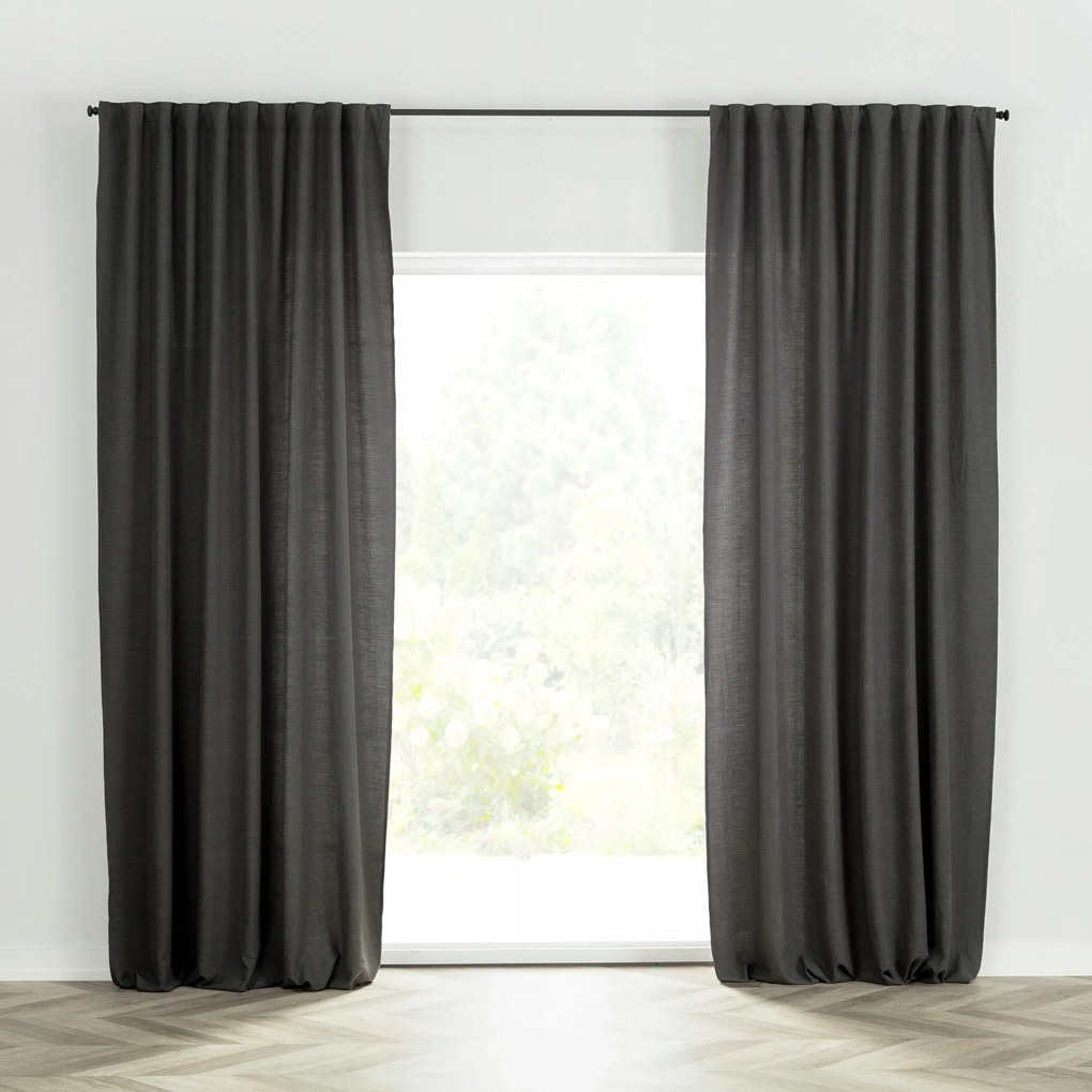 Dekoria Basic szalagfüggöny 140x300 grafit