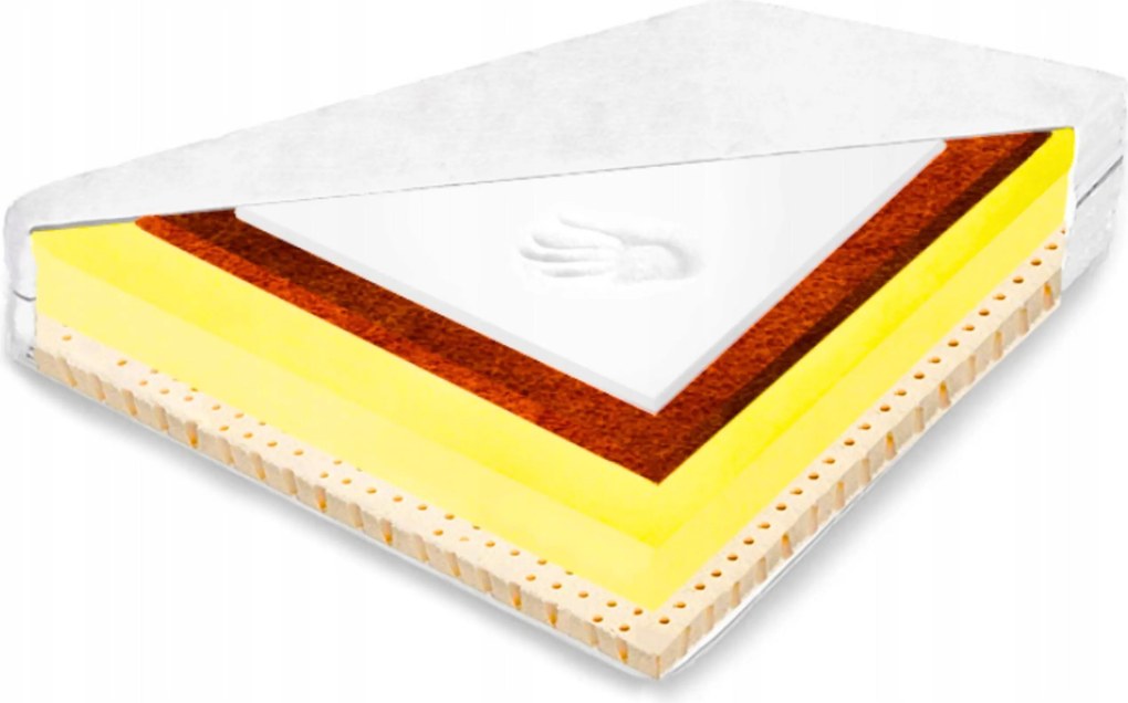 80x190 Latex, Visco kókusszal Matrac H2/H3 18cm