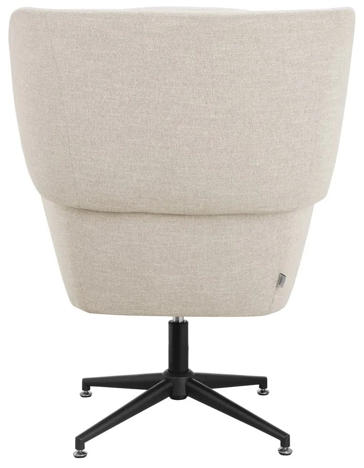 Fehér bársony füles fotel Vanessa – Støraa