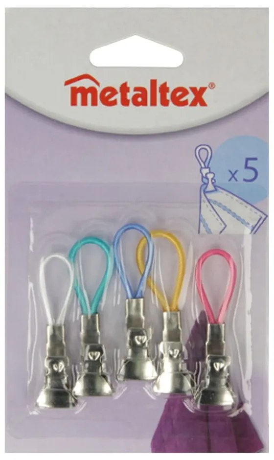 5 db-os színes multifunkciós konyharuha csipesz szett - Metaltex