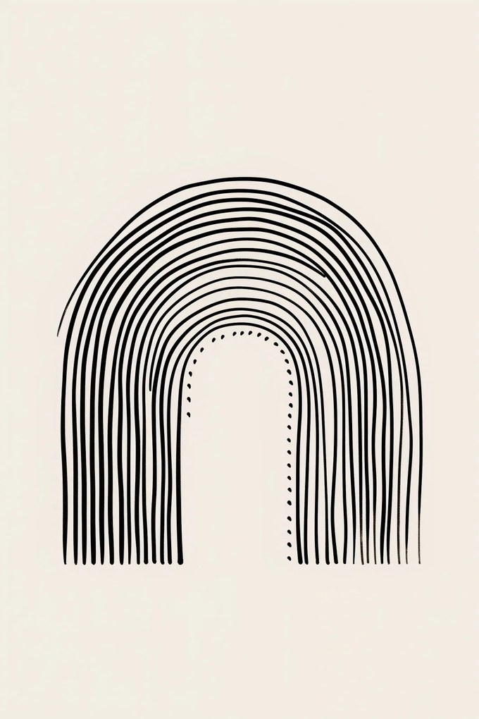 Poszter 61x91,5cm Ív szimmetria