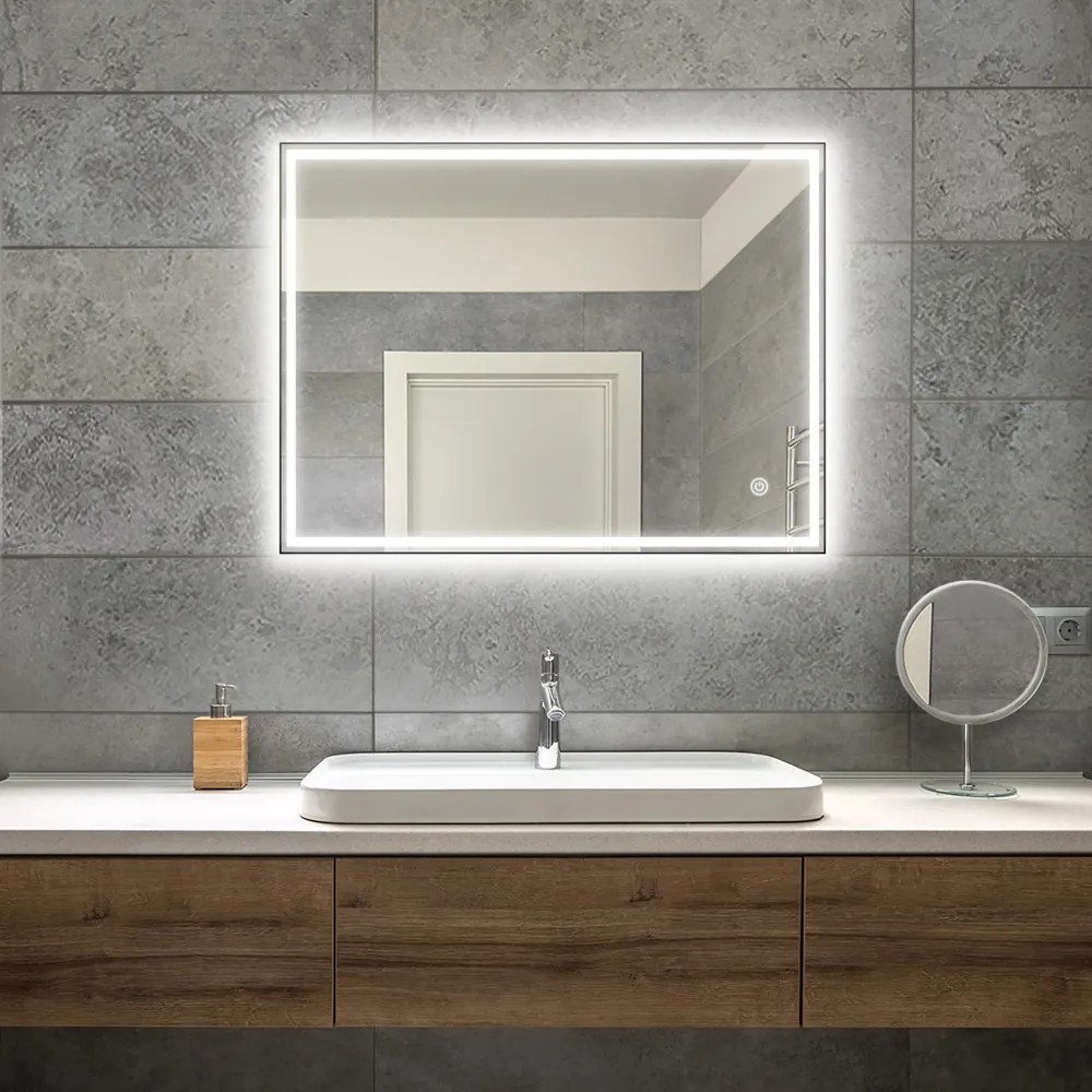 Universe Lighting F201F-3 LED tükör - fényerő + színhőmérséklet szabályozás - 80 x 60 cm