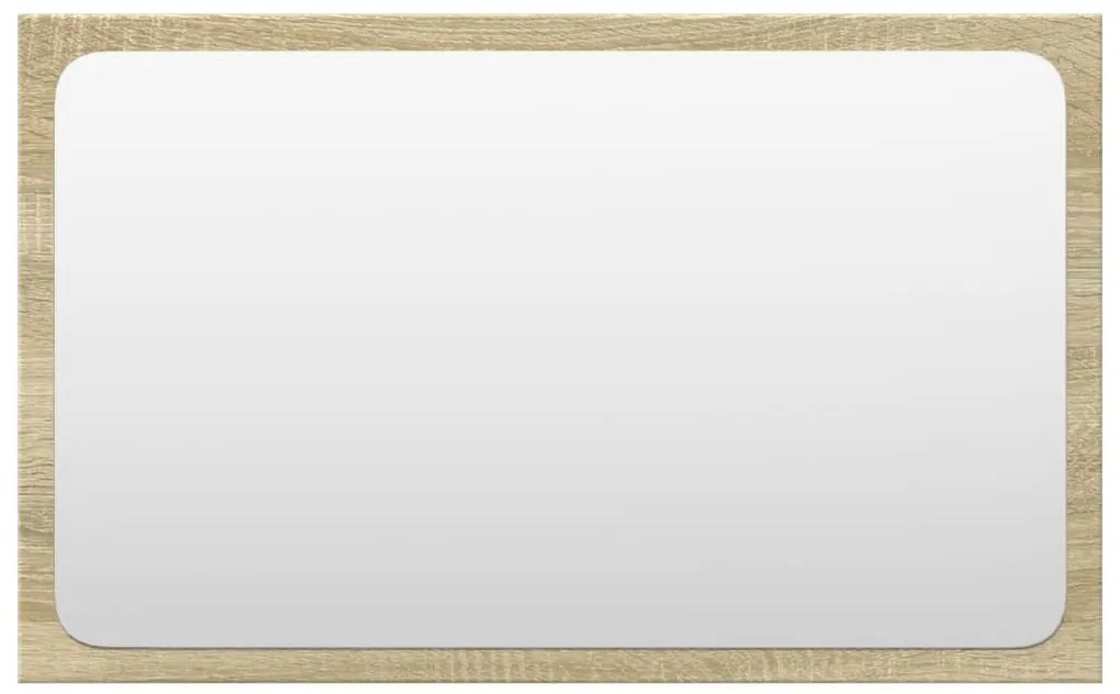 3 részes sonoma tölgyszínű szerelt fa fürdőszobai bútorszett