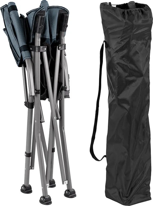 Leziter Comfort karfás horgász szék pohártartóval kék