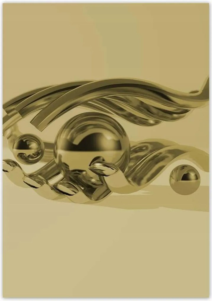 Poszterek 70x100 Szépia gömbök