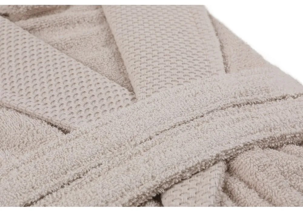 Bézs pamut fürdőköpeny M Cappa – Foutastic