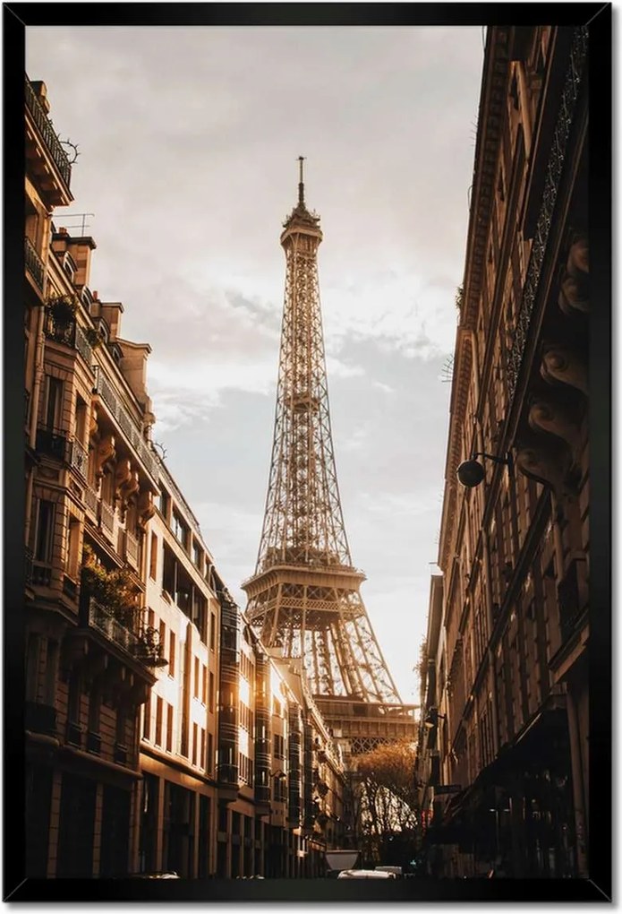 Poszterek keretben 40x60 Eiffel-torony Párizsban