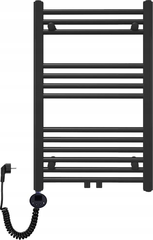 Fürdőszobai létraradiátor elektromos Trm 800x500 600W fekete