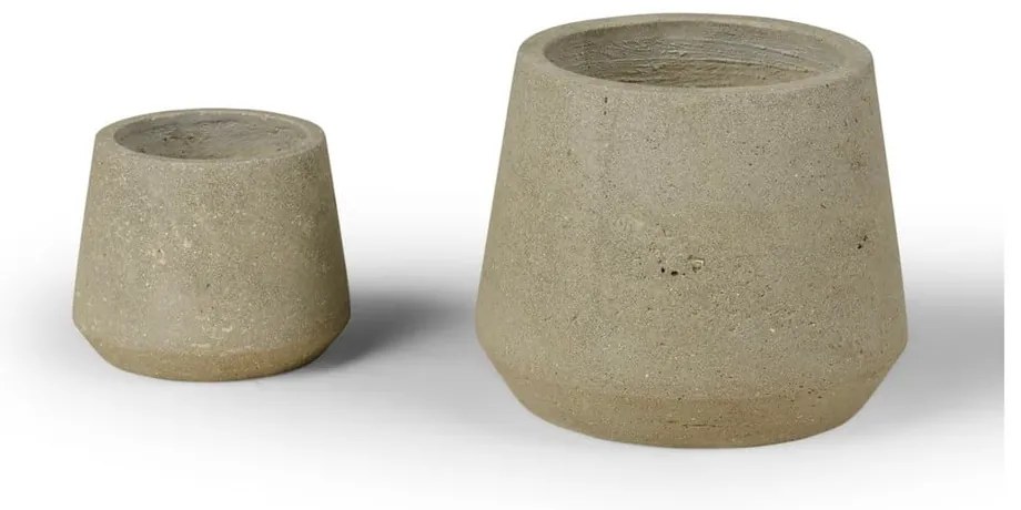 Concrete 2 db virágcserép - Bonami Selection