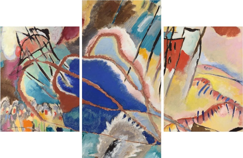 Kép - Vasily Kandinsky, Improvisation No. 30 (Cannons), reprodukciók (90x60 cm)