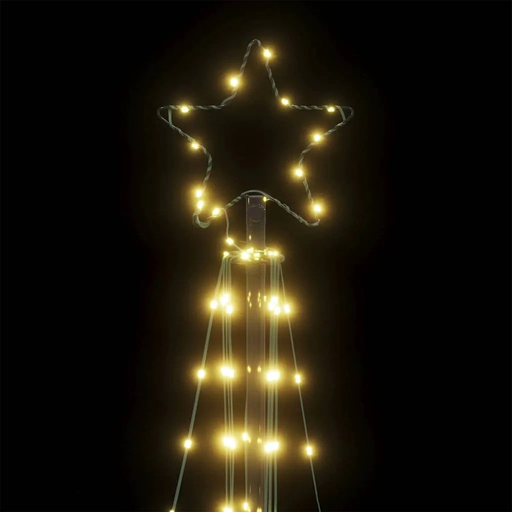 meleg fehér LED karácsonyfa 363 LED 182 cm