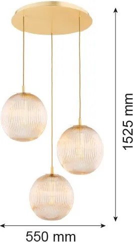 Argon PALOMA 6311 Függőlámpa 3x15W/E27 IP20