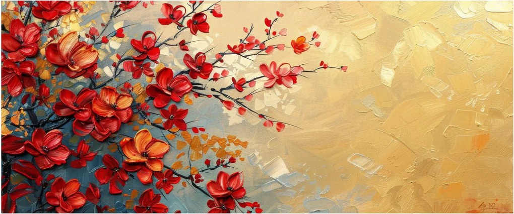 Kép - Virágzó fa (120x50 cm)