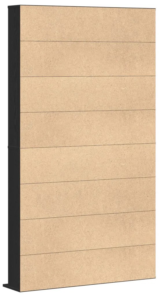CD Szekrény Fekete Tölgy 101x23x177,5 cm Mérnöki Fa