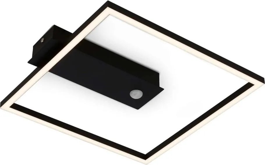 Briloner 3770-015 -LED Mennyezeti lámpa érzékelővel FRAME LED/14W/230V 3000K 32x30 cm fekete